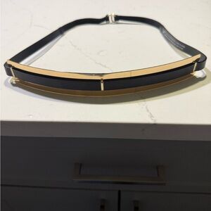 Black and Gold Women's Belt